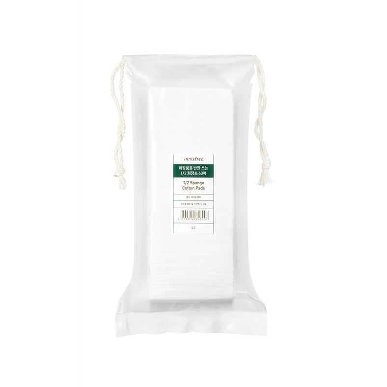 1/2 Sponge Cotton Pads 60p