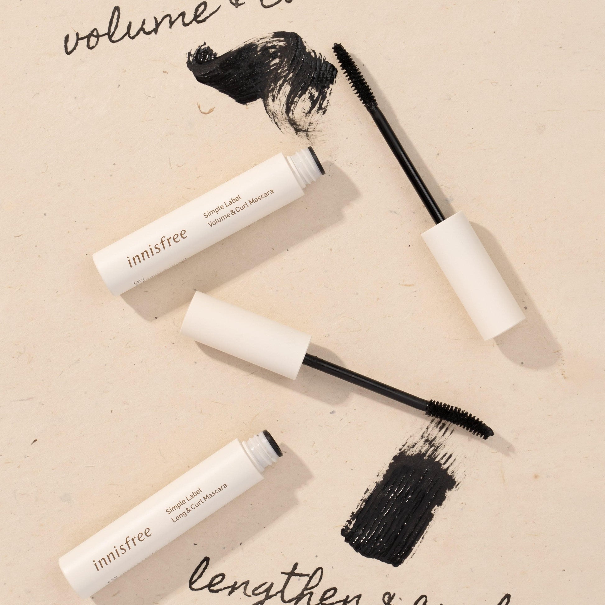 Simple Label Volume & Curl Mascara 7.5g - innisfree Australia
