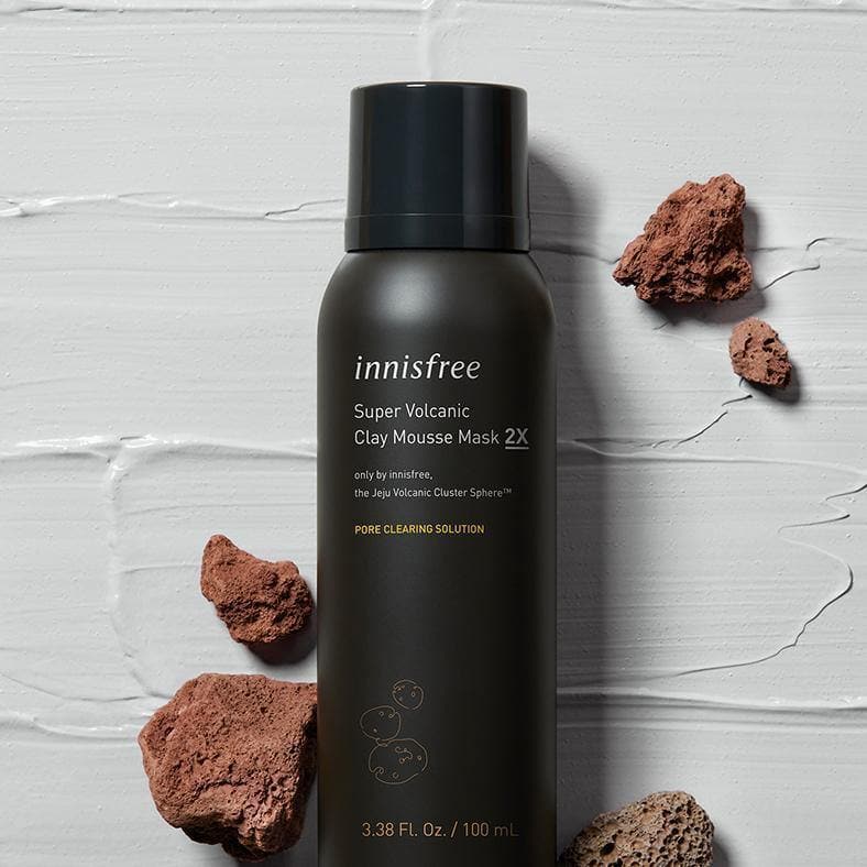 Super Volcanic Clay Mousse Mask 2X 100ml - innisfree Australia
