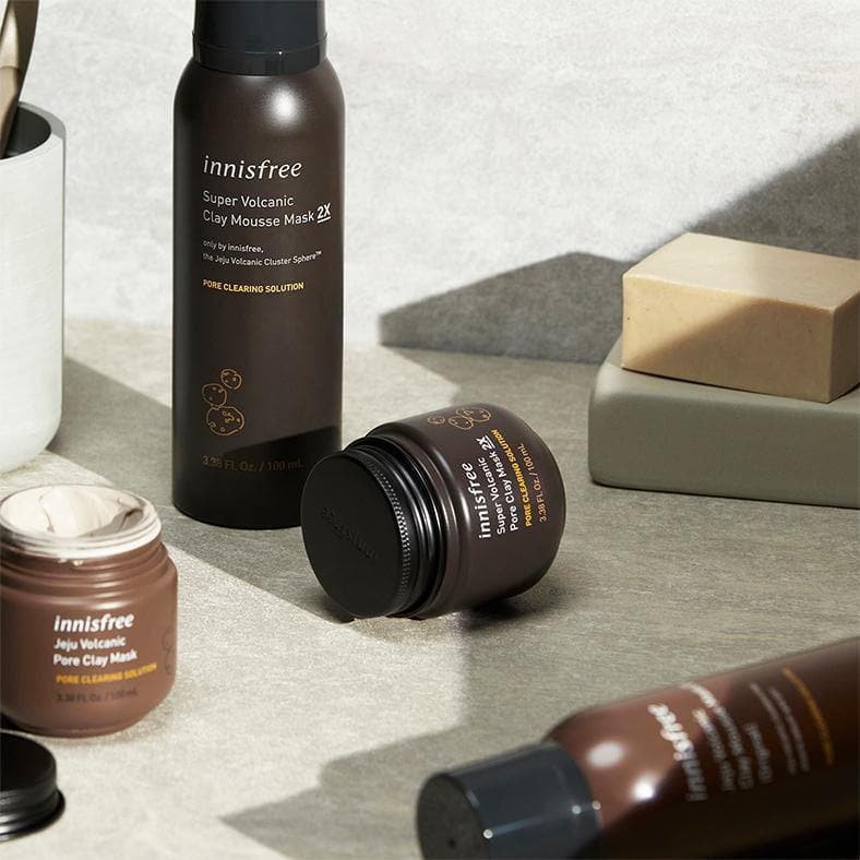 Super Volcanic Pore Clay Mask 2X 100ml - innisfree Australia
